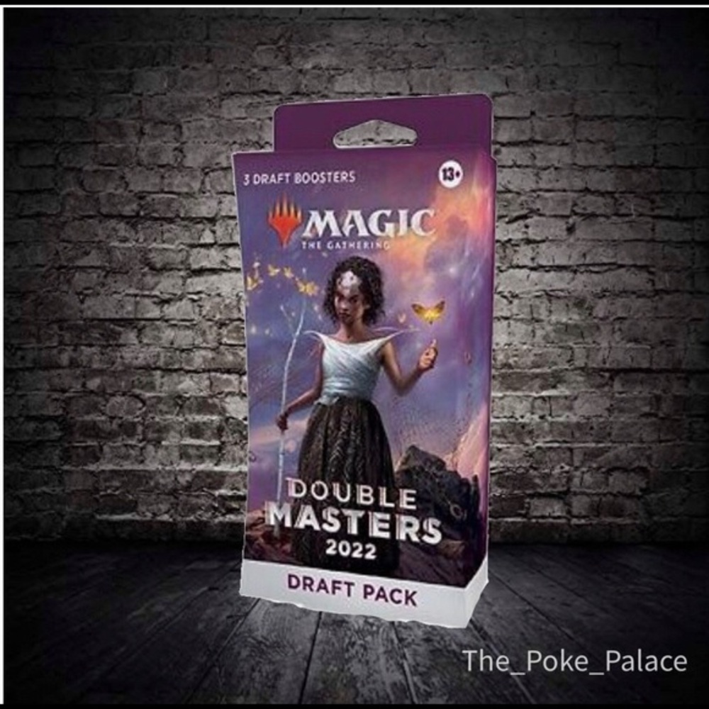 Magic: The Gathering Double Masters 2022 Draft Box!! Includes: *3 Packs* SEALED